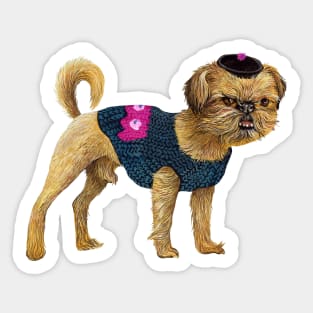 Brussels Griffon Dog Sticker